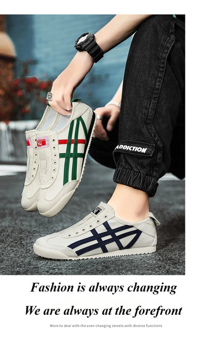 Кроссовки Мужские Men's Shoes Fashion Outdoor Casual Footwear Light Walking Flats Men's Sneakers Lace Up Flats Zapatillas Hombre