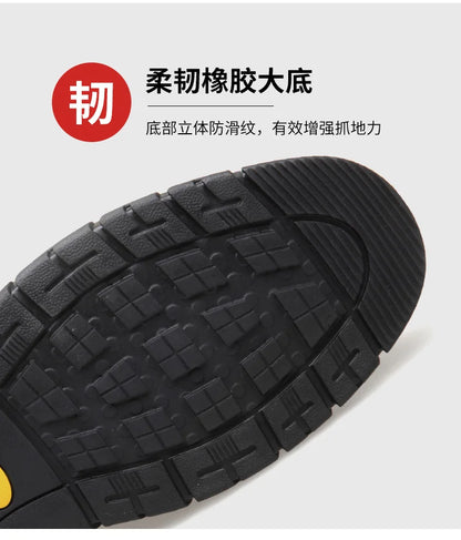 Autumn Men's Leather Shoes True Cowhide Flat Bottom Anti-Slip Plus Size Casual Elderly Father Shoes Rubber Sole China Made