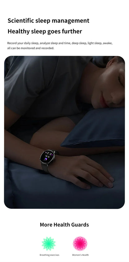 2025 New Smartwatch Women 1.39 inch AMOLED HD Screen Always On Display Custom dial Call IP68 Sport Smart Watch For women men