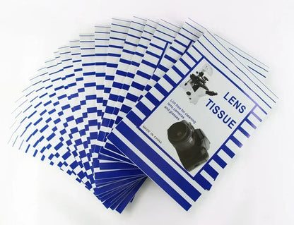 100 Sheets Soft Camera Lens Optics Tissue Cleaning Clean Paper Wipes Booklet
