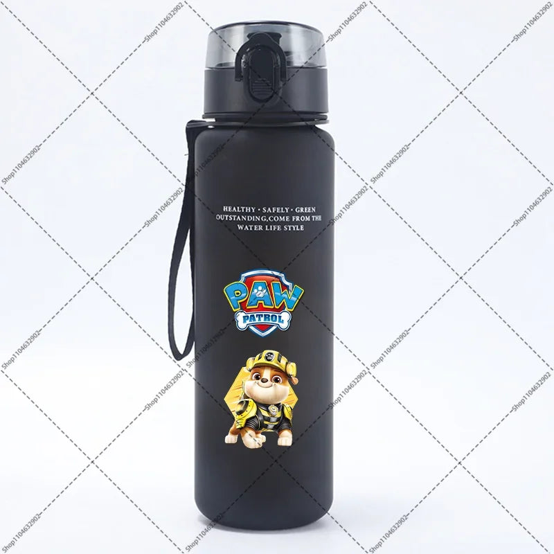 Paw Patrol 650ML Water Bottles Cartoon Anime Pattern Printed Sports Bottle Women Men Outdoor Fashion Cup Birthday Party Gifts