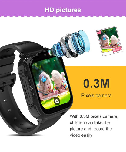 Full Netcom DH20 Children's Smart Watch 4G Video Call Positioning Card Student Phone Watch