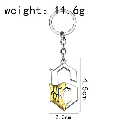 Anime Bleach Ulquiorra Cifer Mask Keychain Fashion Kurosaki Ichigo Broken Masks Pendant Metal Choker Necklace Fans Cosplay Gifts