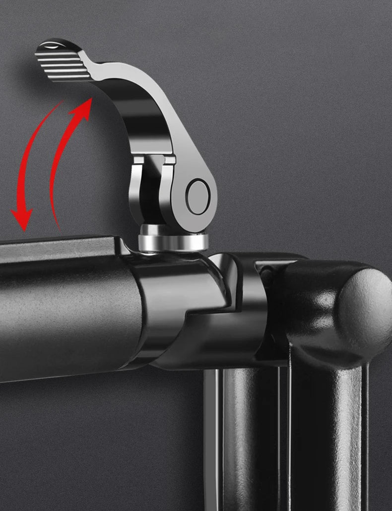 Shawto 2.1M Stainless Steel Thickened Telescopic Fishing Rod Holder 7 Section Bracket Rack Pole Stand Fishing Tools