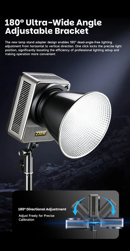 Miaotu RGB Photography Light G230W G330W Portable LED Video Lamp 2800K-6500K Studio Live Fill Light