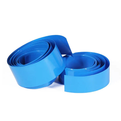 1/3/5/20M Blue PVC Heat Shrink Tube 7mm ~ 155mm 18650 Lipo Battery Pack Insulated Protection Film Wrap lithium Case Cable Sleeve