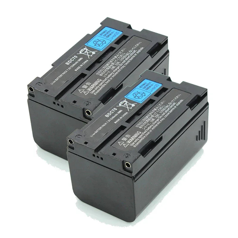 2pcs Battery BDC70 Compatible with Sokia CX101/102 FX DX Series Total Station - Brand new and High quality