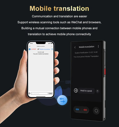 Language Translator Device 148 In Real-time Online Languages Translation Device Portable AI ChatGPT Photo Intelligent Translate