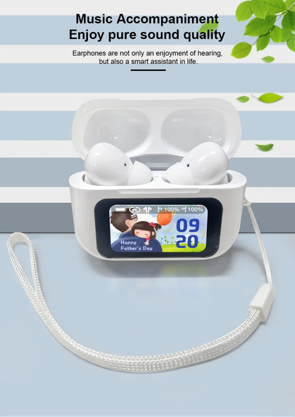 Nouveaux écouteurs sans fil Bluetooth Air Pro : réduction de bruit active (ANC), son HiFi, faible latence, musique HD, commandes tactiles.