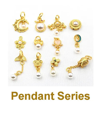 Brass Round Slider Stopper Beads for Bracelet Silicone Inside Positioning Spacer Adjust DIY Crafts Jewelry Making Findings