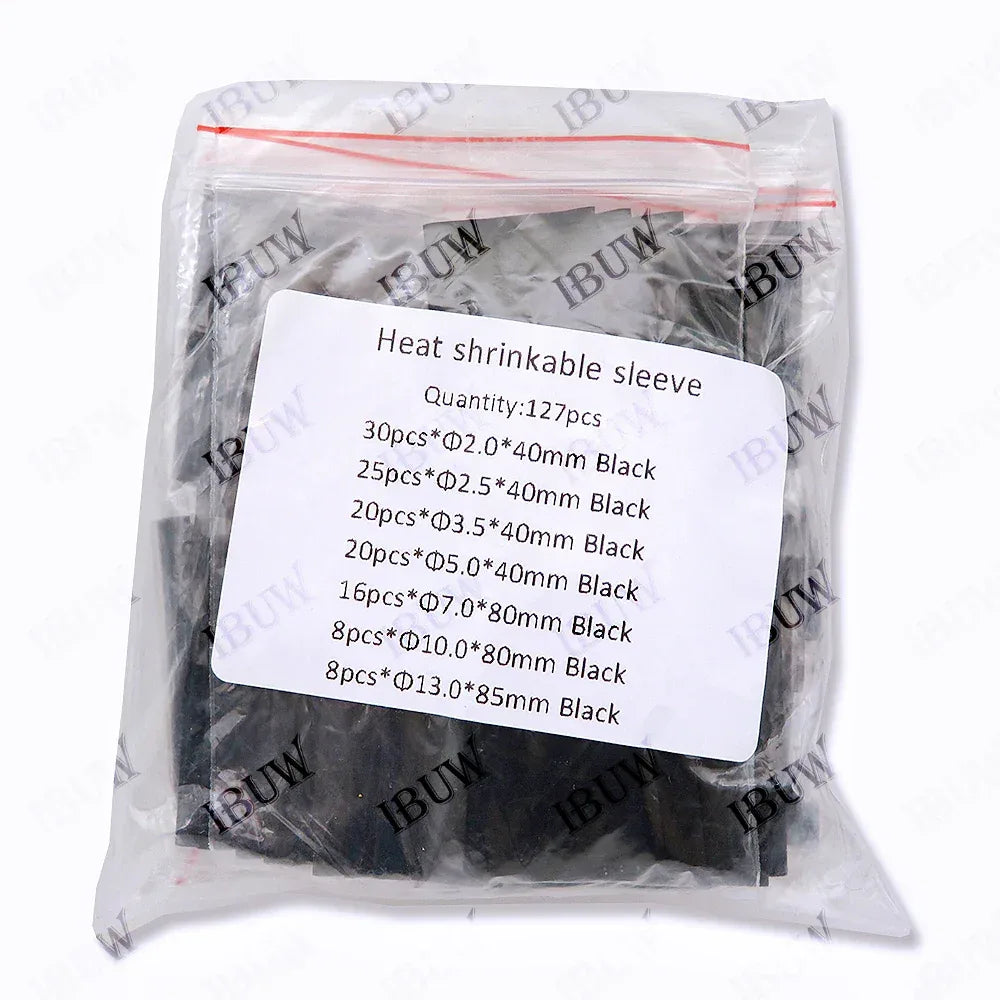 328PCS 164-560pcs Heat Shrink Tube Tubing Insulation Shrinkable Tube Assortment Electronic Polyolefin Wire Cable Sleeve Kit
