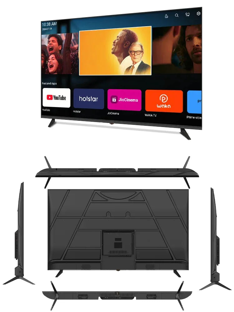 【Hot】Manufacture High Definition LED & LCD Smart TVs 19 24 32 43 50 55 60 65 Inch 2K 4K Android Smart Large Screen TV