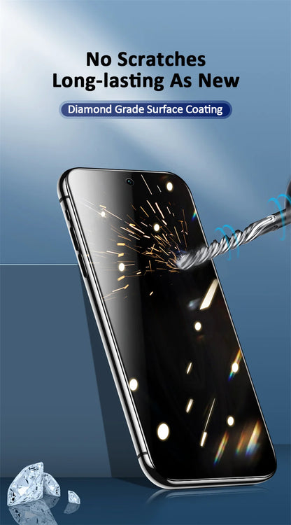 1~3PCS Anti Spy Tempered Glass For iPhone 17 17e 16e 16 15 Pro Max Privacy Screen Protector iPhone 15 14 Plus 13 12 11 Pro Max Antiespia Pelicula de Cristal Templado iPhone 17 Pro Max anti-peeping Protective Film