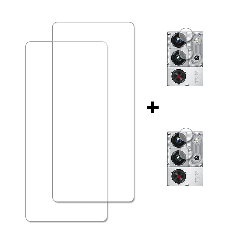 For RedMagic 10S Pro Plus Glass Screen Protector Protective Tempered Glass Phone Camera Lens Film For Nubia Red Magic 10S Pro