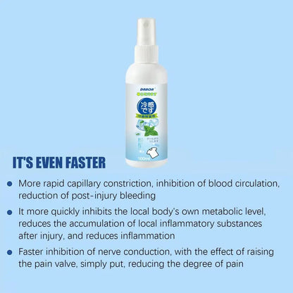 Cool Spray For Summer Household Instant Cooling Spray Natural Plant Extracts Cooling Artifact For Camping Outings Traveling