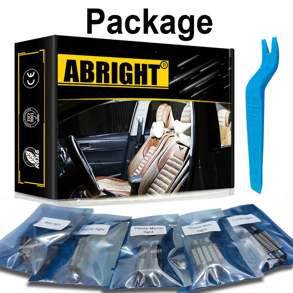 Car LED Interior Lights For Peugeot 106 107 108 206 Hatch Saloon SW CC Accessories Auto Dome Map Trunk Indoor Lamp Kit Canbus