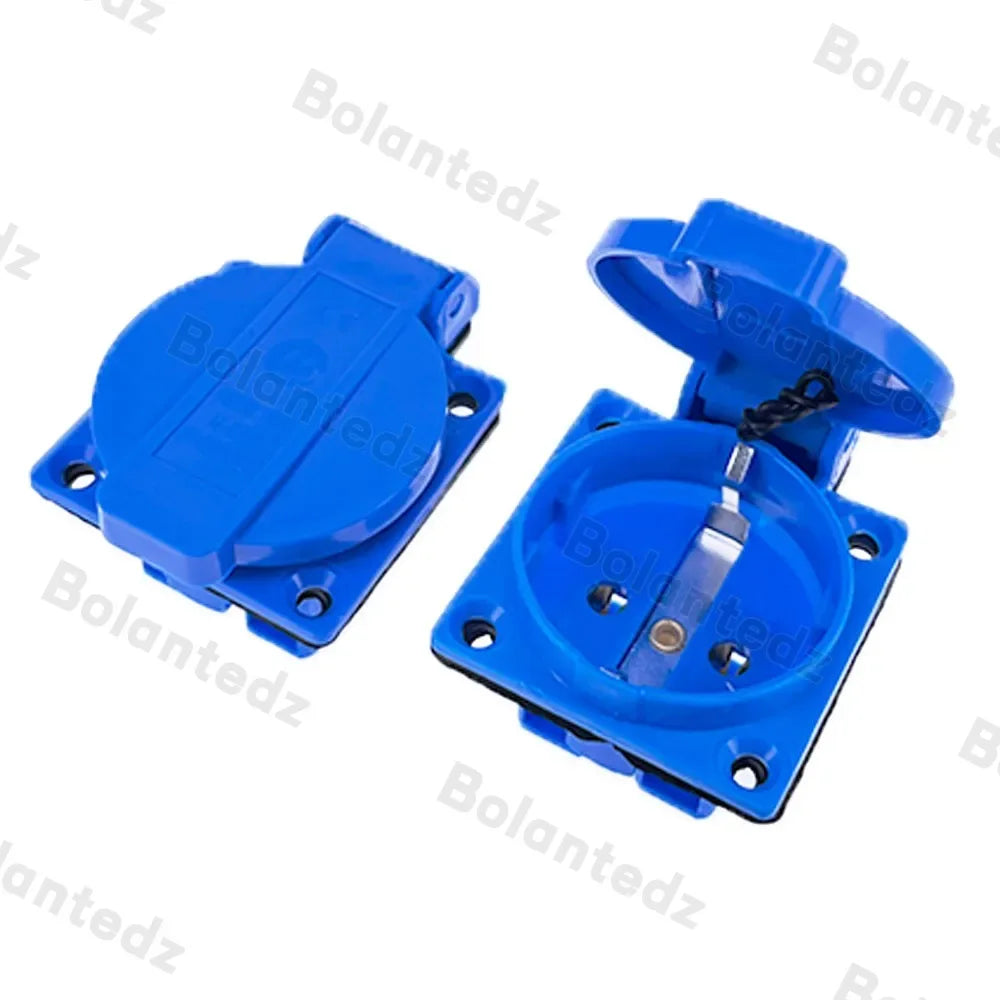 Universal Brazil Swiss AU US UK EU Outdoor Waterproof Industry Socket Germany France Connector AC Electric Power Schuko Outlet