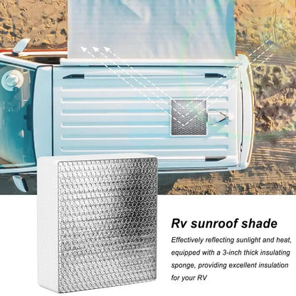 RV Skylight Cover Skylight Shade Insulator Cover Reflective Sunroof Cover Shade Sunshade For RV Vent UV Protection RV Blinds