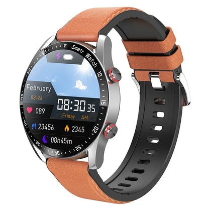 2026 New Voice Call Smart Watch Men GT Series HD AMOLED Screen Heart Rate Sports Watch ECG+PPG Health Smartwatch For Android IOS