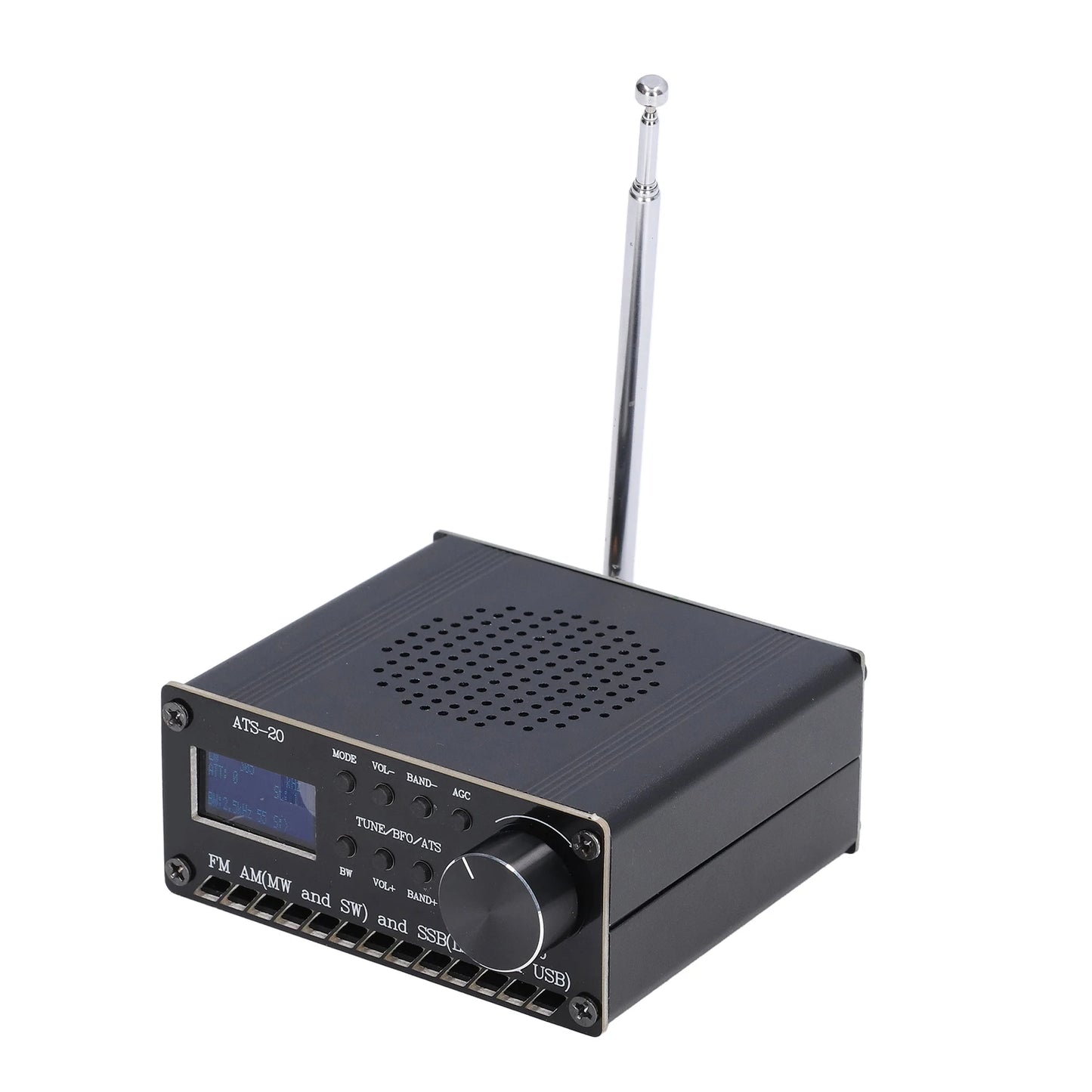 ATS-20 Radio Full Band Receiver DSP FM AM SSB Si4732 Portable Rechargeable with Antenna
