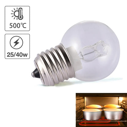G9 Halogen Light Bulbs 110v 220v 25W/ 40W e27 Oven Bulb Lamp Warm White For Home Kitchen Refrigerators Ovens