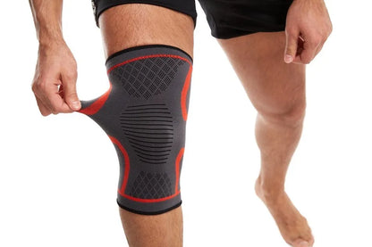 WOSWEIR-1 PC Elastic Knee Pads Nylon Sports Fitness Kneepad Fitness Gear Patella Brace Running Basketball Volleyball Support