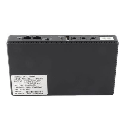 UPS Battery Backup 20000mah Uninterruptible Power Supply Backup Battery Power Supply for Camera Router MP3 MP4 Players