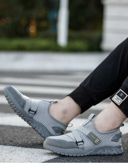 Breathable Summer safety shoes anti-puncture safety work sneakers plastic toe safety shoes 6kv insulated electrician work shoe