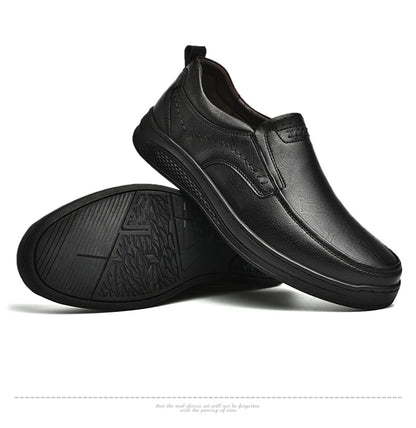 Genuine Leather Men's Shoes Comfortable Outdoor Casual Shoes High Quality Cow Leather Handmade Business Men Flats Shoe For Men
