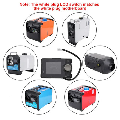 5KW Parking Heater Bluetooth Motherboard Switch Remote Control Wiring Harness Combination Suit Heater Accessories For Car Truck