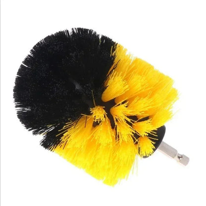 2/3.5/4/5'' Electric Scrubber Brush Drill Brush Kit Plastic Round Cleaning Brush Tool for Carpet Glass Car Tires Nylon Brushes