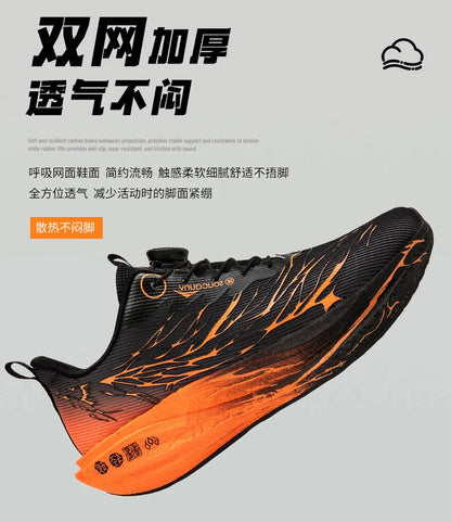 Fluorescence Running Shoes CarbonBoard Marathon Men Sports Casual Tenis Breathable Womens Comfortable Athletic Nonskid Sneakers