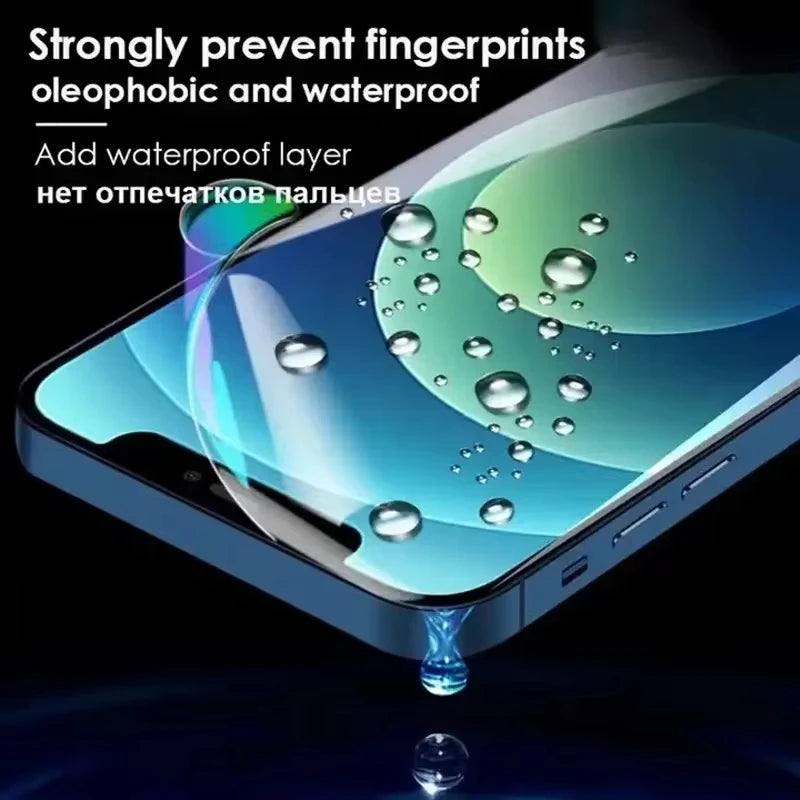 4Pcs Soft Hydrogel Film for iPhone 16e 17 Pro Max 16 15 13 14 12 11 Air Screen Protectors for iPhone 7 8 Plus 13 12 Mini XS XR X by PDG ibma