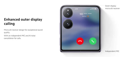 Global Version Xiaomi MIX Flip 67WHyperCharger 6.86" 12GB 512GB Leica 50MP Camera 120Hz Display Snapdragon 8 Gen 3 Smartphone
