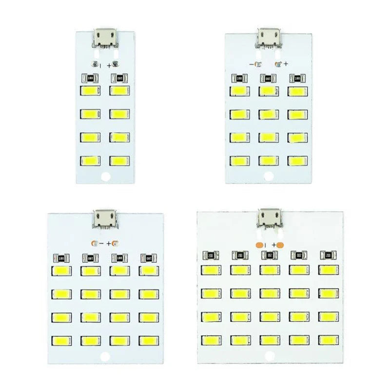 10PCS 5730 Smd 5V 430mA~470mA White Mirco Usb 5730 LED lighting Panel USB Mobile light Emergency Light Night Light