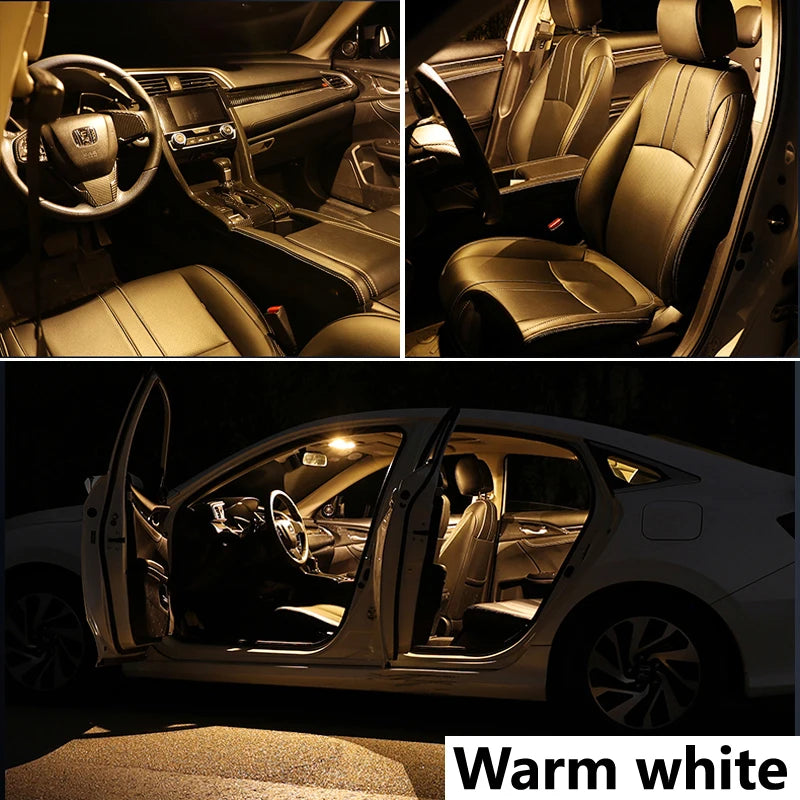 Car Accessories LED Bulb Interior Dome Map Reading Trunk Light Kit For Citroen DS3 DS4 DS5 2010- 2015 2016 2017 2018 2019 2020