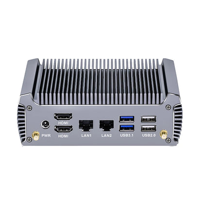 Topton Fanless AMD Mini Computer FU02 Ryzen 7 7730U 5825U R5 5625U 4500U Gaming PC Dual LAN Firewall 2*HDMI2.0 NVMe DDR4 WiFi6
