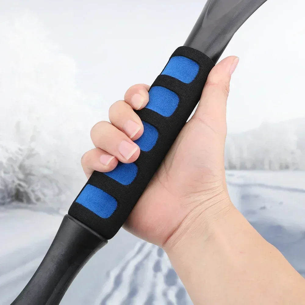 Snow Brush Ice Scrapers for Car Windshield Windows Detachable No Scratch Scraper for Ice and Snow Removal Winter with Foam Grip