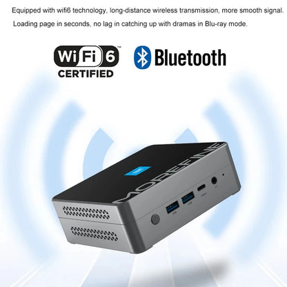 MOREFINE M9S Mini PC 12th Gen Intel i3 N305 N300 N200 ES QS PCIE3.0x4 2xLAN Home /Office Computer Windows 11 NUC WiFi6 Firewall