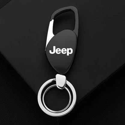 Car Keychain Auto Keyring Accessories For Jeep Renegade Compass Grand Cherokee Wrangler jk Gladiator Patriot
