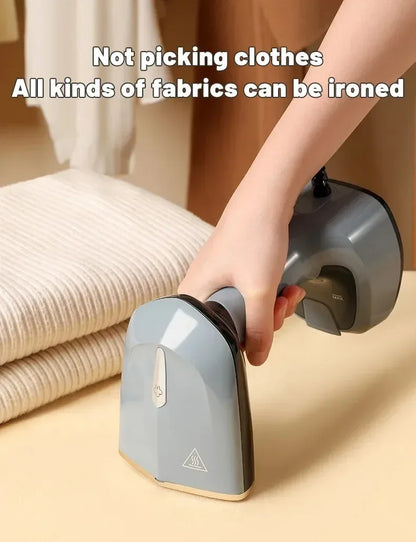 1500W Foldable Electric Fabric Steamer Fast-Heat Handheld Steam Iron for Home Travel Garment Care