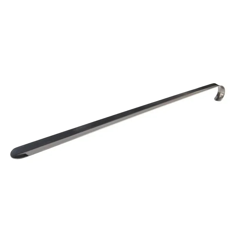 52cm Extra Long Stainless Steel Silver Metal Shoehorn Shoe Lifter Aid Slip-On Shoe Pulling Tool for Easy Shoe Removal