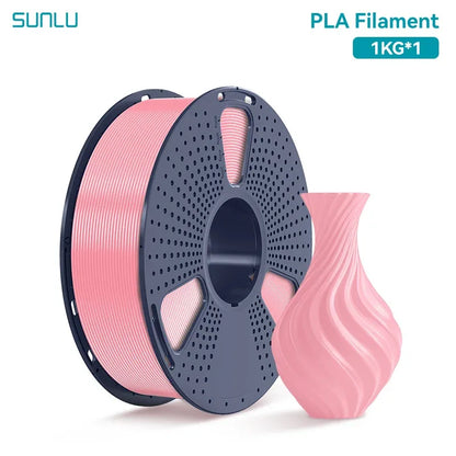 SUNLU 1KG PLA /Clear 3D Printer Filament 1.75mm 1000g Spool (2.2lbs) Neatly Arranged No Knot Filament Fit Most FDM Printer
