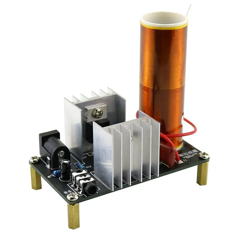 ABKI-Mini For Tesla Coil Kit Transmission DC 15-24V DIY Kits 15W Music Tesla Coil Plasma Speaker For Tesla Coil DIY Kits