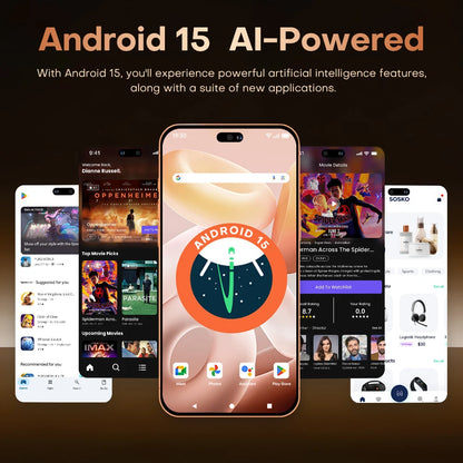 Hot 2026 High Quality i17 Pro Max Original Intelligent 4G 5G Dual Card Dual Standby System Global Version 8000mAh Battery