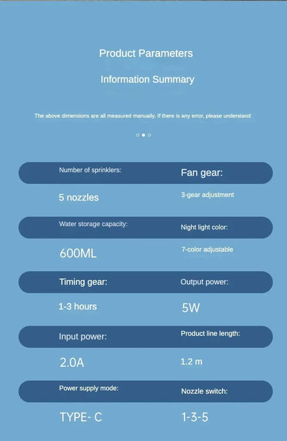 Portable Humidifier Fan AIr Conditioner Household Small Air Cooler Hydrocooling Portable Air Adjustment For Office 3 Speed Fan
