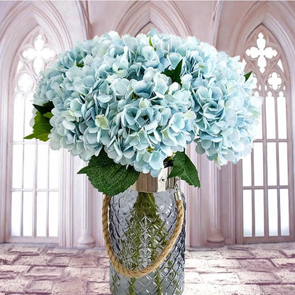 Artificial Flowers 1 Bundle Silk Hydrangea Wedding Decorative Bridal Accessories Clearance Festival Decor Vases Home Diy Bouquet