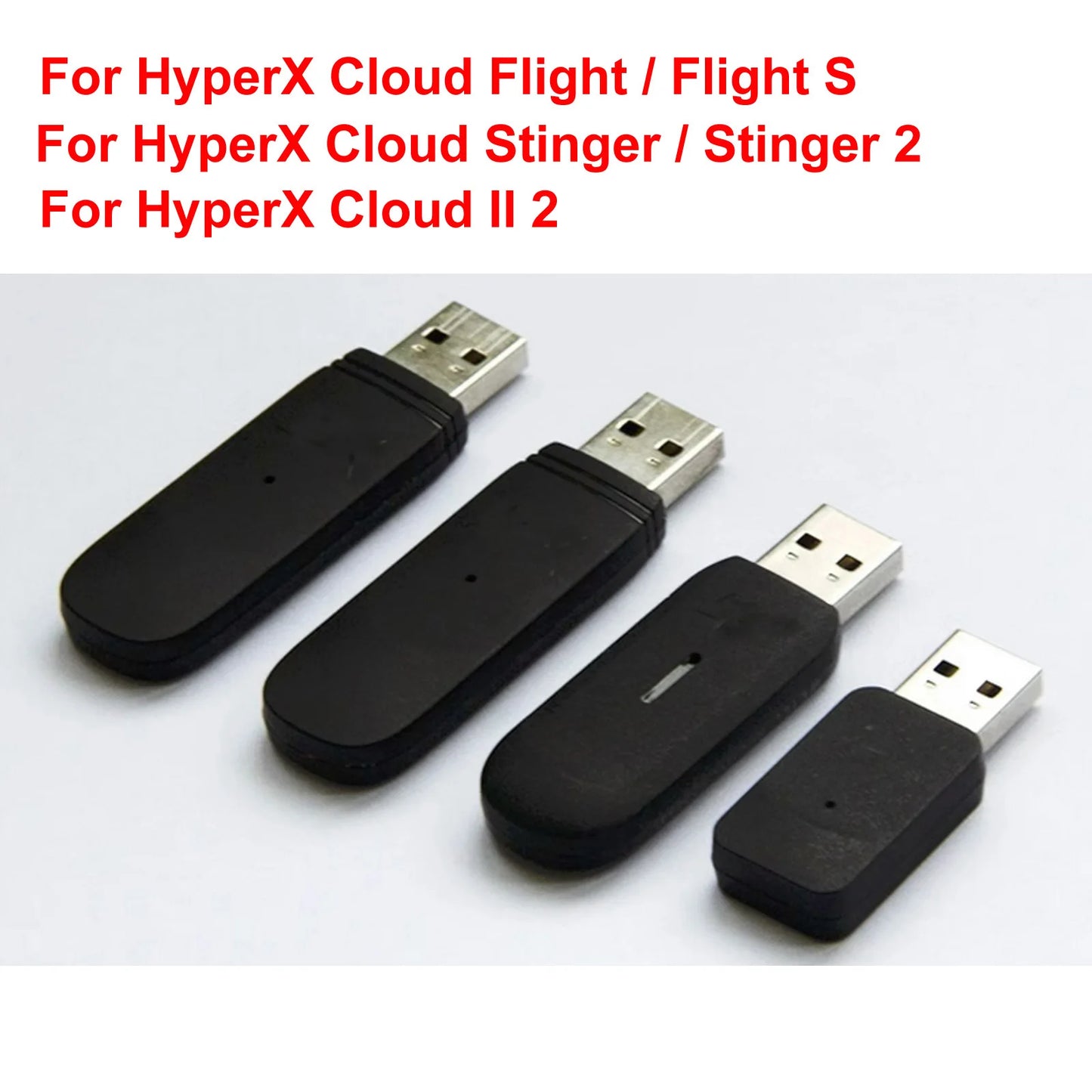 USB Receiver for Kingston HyperX Cloud Flight / Flight S / Stinger / Stinger 2 / Cloud Ⅱ / Cloud Ⅲ / Cloud Core Wireless Headset