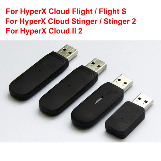 USB Receiver for Kingston HyperX Cloud Flight / Flight S / Stinger / Stinger 2 / Cloud Ⅱ / Cloud Ⅲ / Cloud Core Wireless Headset