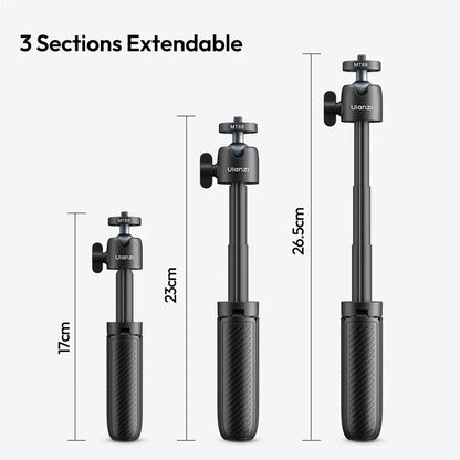 Ulanzi MT88 ClipMate Tripod Backpack Clip Selfie Stick Mode Extendable Tripod Mode Travel Photography Livestreaming Vlog Shots